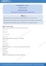 Đề thi học kì 2 Toán 8 - Đề số 3 - Kết nối tri thức